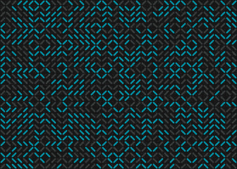 Abstract Geometric Pattern generative computational art illustration