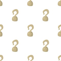 Hook pattern seamless background texture repeat wallpaper geometric vector