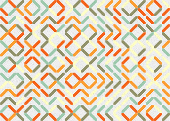 Abstract Geometric Pattern generative computational art illustration