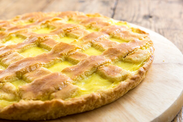 Tasty and beautiful Homemade cream tart