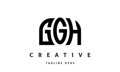 GGH creative three latter logo design	