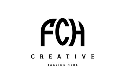 FCH creative three latter logo design	