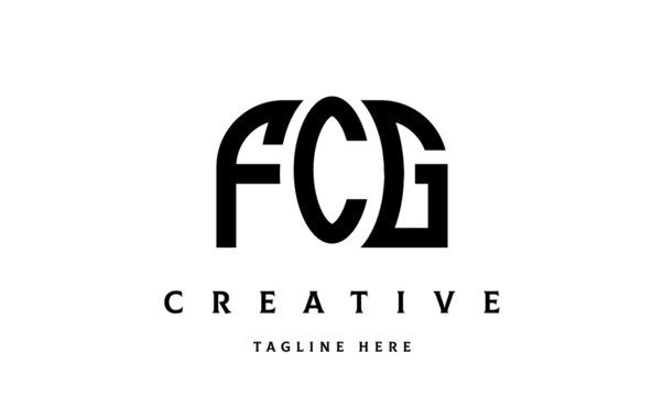 FCG creative three latter logo design	