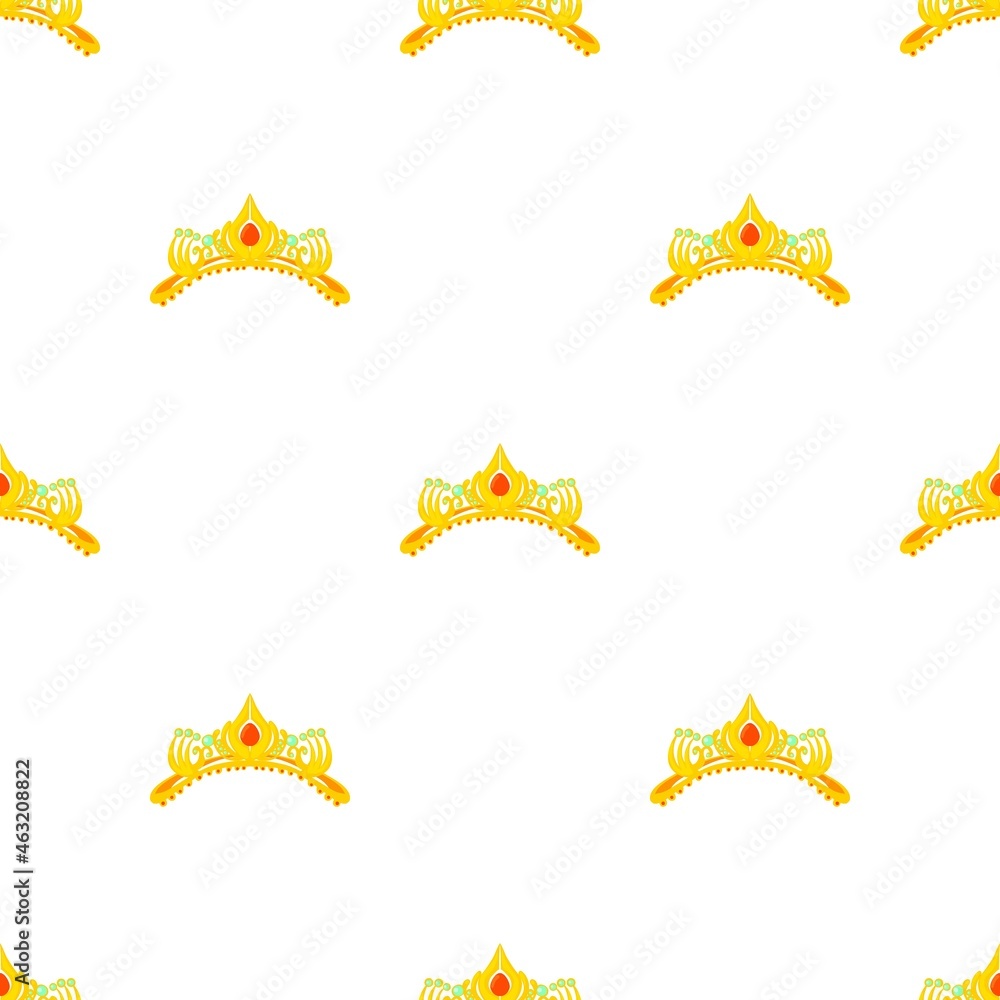Poster coronal pattern seamless background texture repeat wallpaper geometric vector