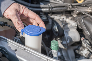 car glass liquid fill