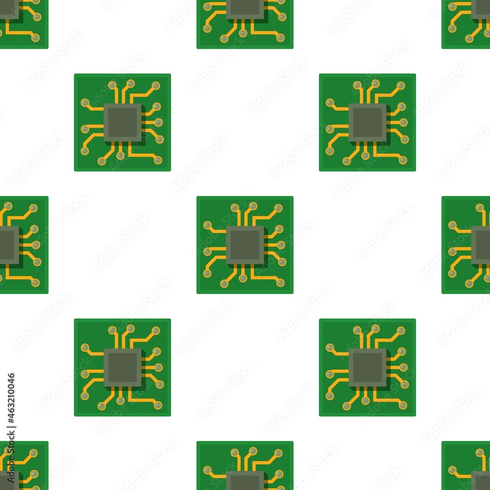 Poster radio components pattern seamless background texture repeat wallpaper geometric vector