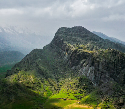 green mountain landscape