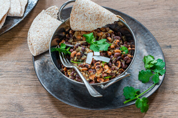 Vegan blackeye bean curry