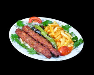 Adana Kebap mit Pommes