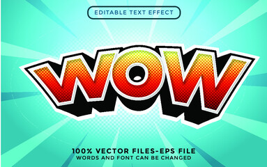 Modern 3d style text effect Premium Vecto