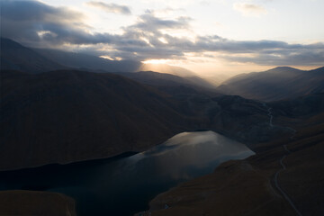 Fototapeta premium sunrise in the mountains