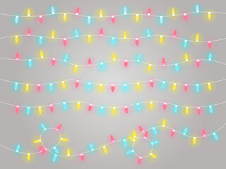 ガーランドライト_カラー光彩