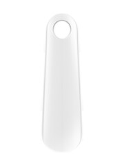 Blank Plastic Shoe Horn mockup template, 3d render illustration.