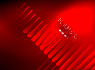 Bright neon color techno abstract background, shiny glowing neon lines in the dark background