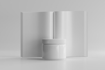 Plastic Cosmetic Jar