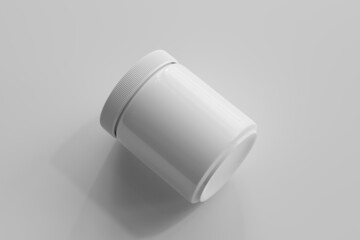 Plastic Cosmetic Jar