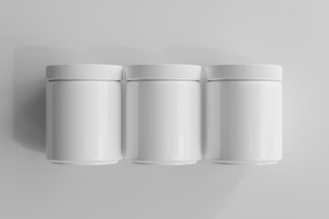 Plastic Cosmetic Jar