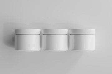 Plastic Cosmetic Jar