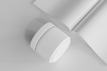 Plastic Cosmetic Jar