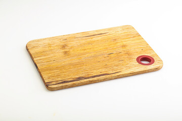 Wooden board for kitchen isolated