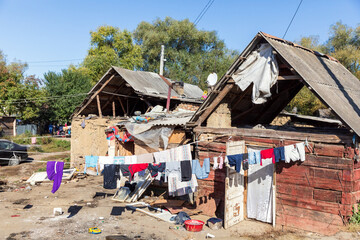 Roma village in Western Ukraine