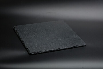 Black stone table plate for kitchen