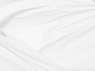 Obraz premium fashion textile white Clean woven beautiful soft fabric abstract smooth curve shape decorative background