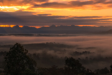 Morning mist sea, Mon Saen Suk
A new viewpoint in Pong District Can see the district of Pong 180 degrees in the morning, see the sea of ​​fog cool sunset At night, watch the stars.
