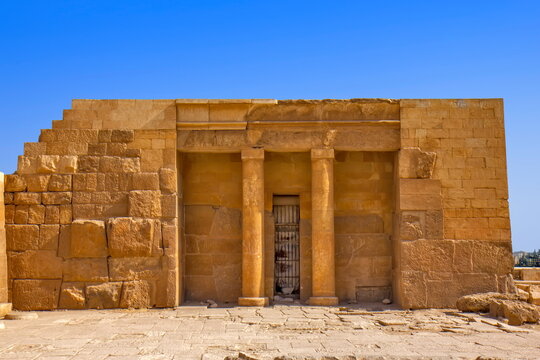 The ancient mastaba tomb in Giza complex, Egypt
