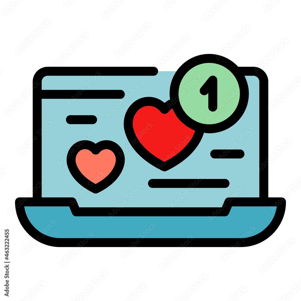 Poster like page interface icon. outline like page interface vector icon color flat isolated
