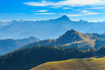 fall in the Julian Alps