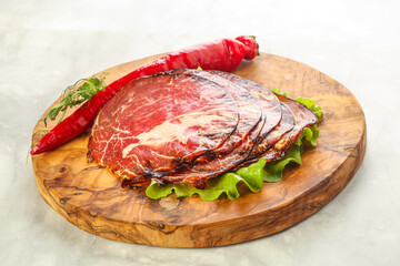 Dried pork neck meat snack