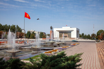 La place Ala Too de Bichkek