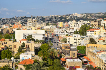 Naklejka premium view of the city of Jbeil