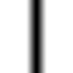 White square with black vertical gradient. Black and white image.