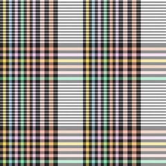Rainbow Pastel Plaid textured Seamless Pattern