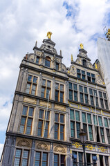 Fototapeta premium Traditional flemish architecture in Belgium - Antwerpen capital city