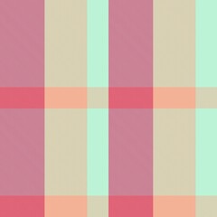 Rainbow Pastel Plaid textured Seamless Pattern