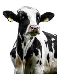 cow on a white background isolated
