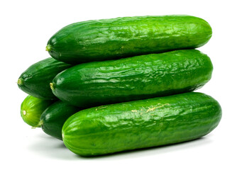   cucumbers on a white background!!!