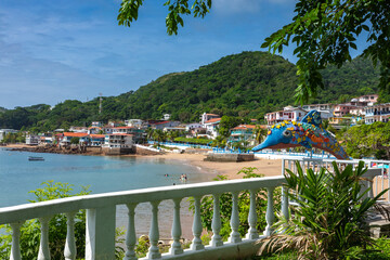 Taboga Island. Tropical island located in the Pacific near Panama City, Panama.