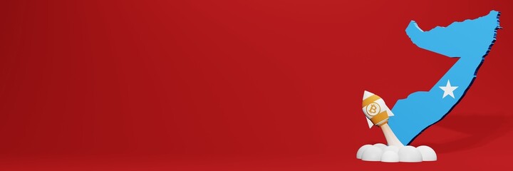 Bitcoin Cash cryptocurrency rising chart in Somalia for website content