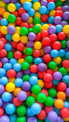 Fototapeta na wymiar Lots of Colorful Balls for Wallpaper Background