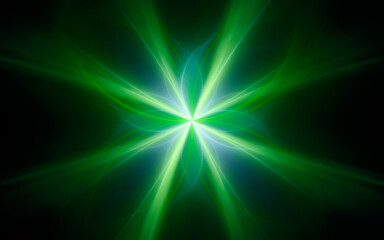 digital illustration abstract image generated from fractal fantastic flower with petals