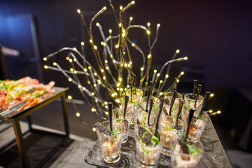 buffet during a business event