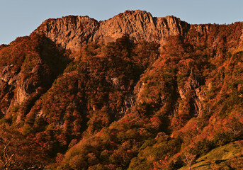 西日本最高峰の四国の百名山「石鎚山」の秋