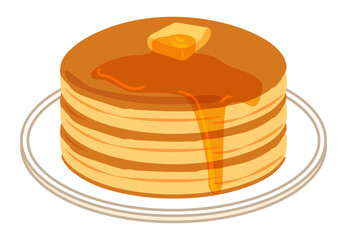 ホットケーキ 3段