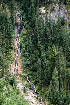Horses Waterfall &ndash; Cascada Cailor in Romania