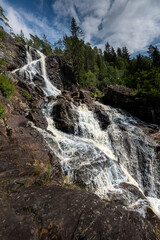 Fototapeta na wymiar Elgafossen - Algafallet Waterfall