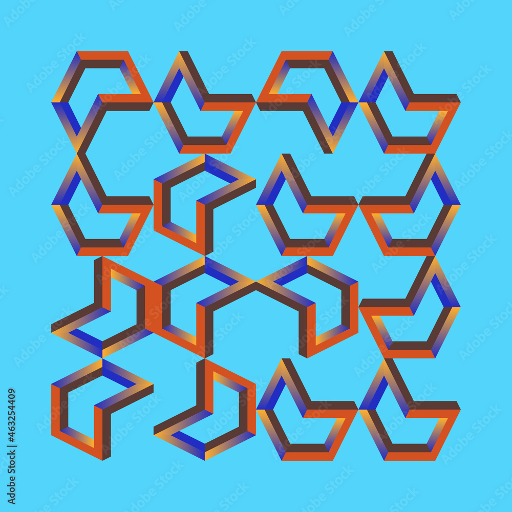 Poster techno pattern vector graphics of abstract hi-tech digital background